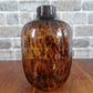 Vase braun /schwarz gesprenkelt