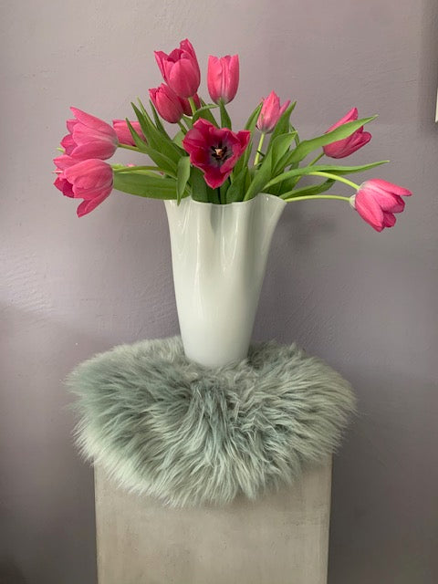 Vase , weiß