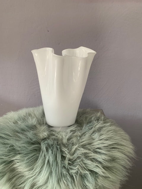 Vase , weiß