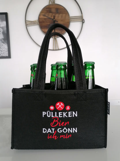 Tasche für Sixpack Bier/ Piccolo