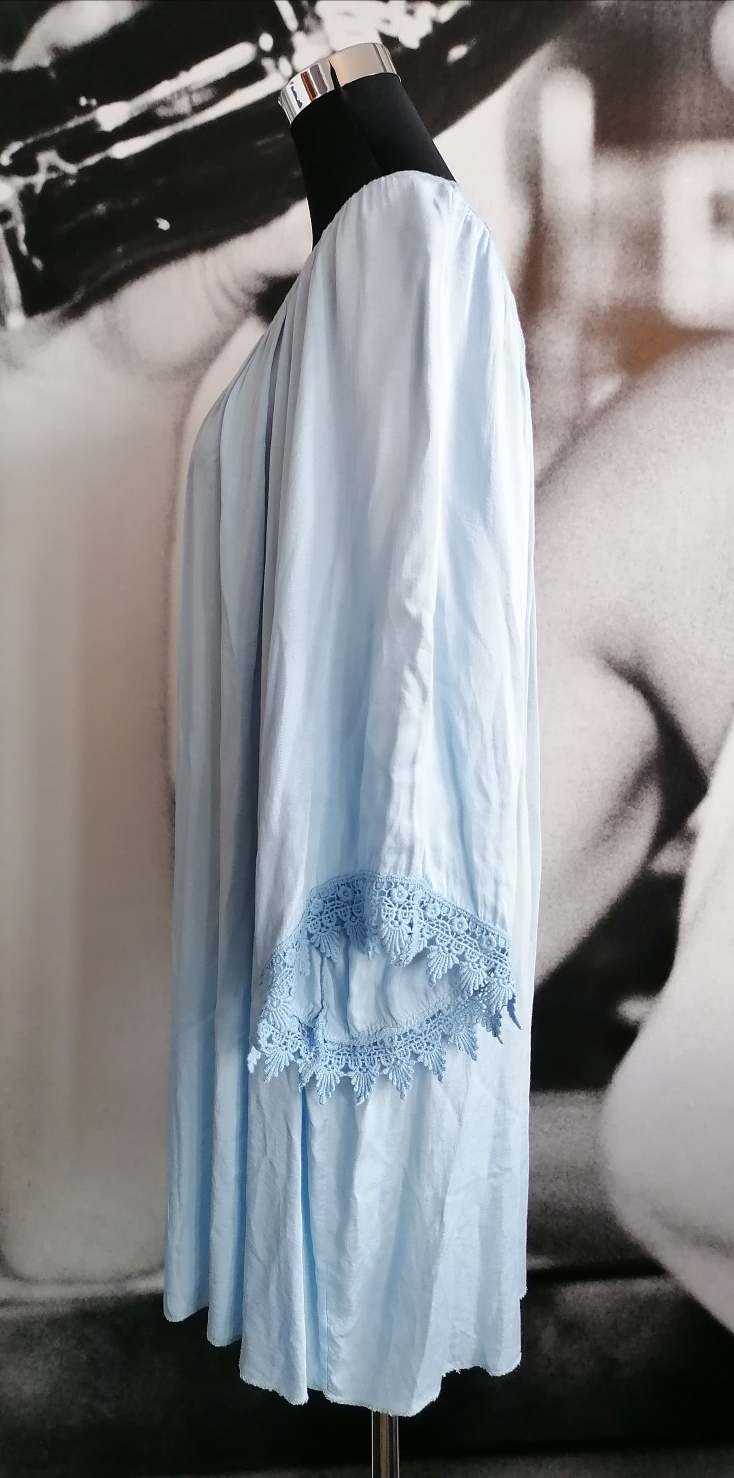 Tunika /Shirt mit Glitzer und Spitze