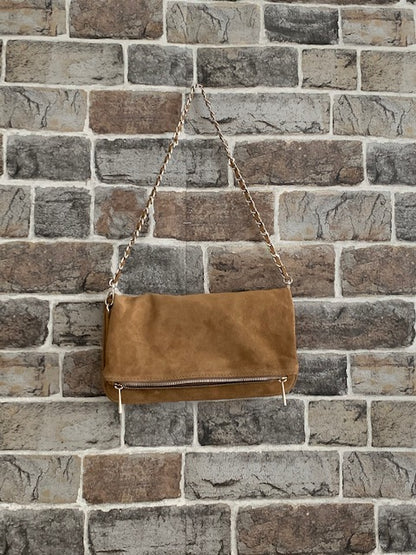 Tasche /  ( wandelbar ) Wildleder