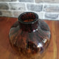 Vase braun /schwarz gesprenkelt