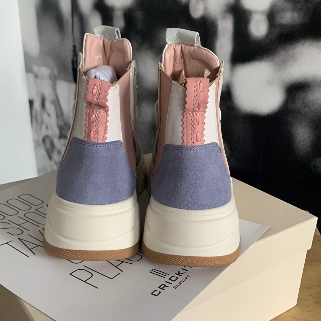 Schuhe / Sneaker  , Crickit weiss/Rosa/lila