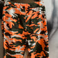 Hose Orange Carmouflage