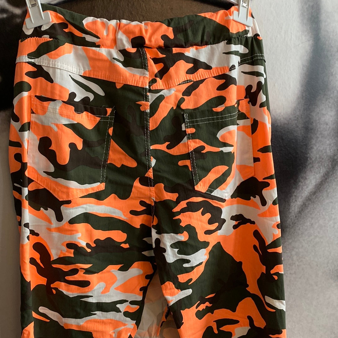 Hose Orange Carmouflage
