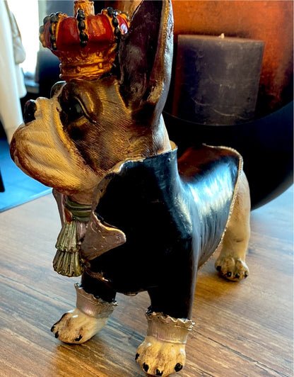 Skulptur , Hund, Bulldog „King“