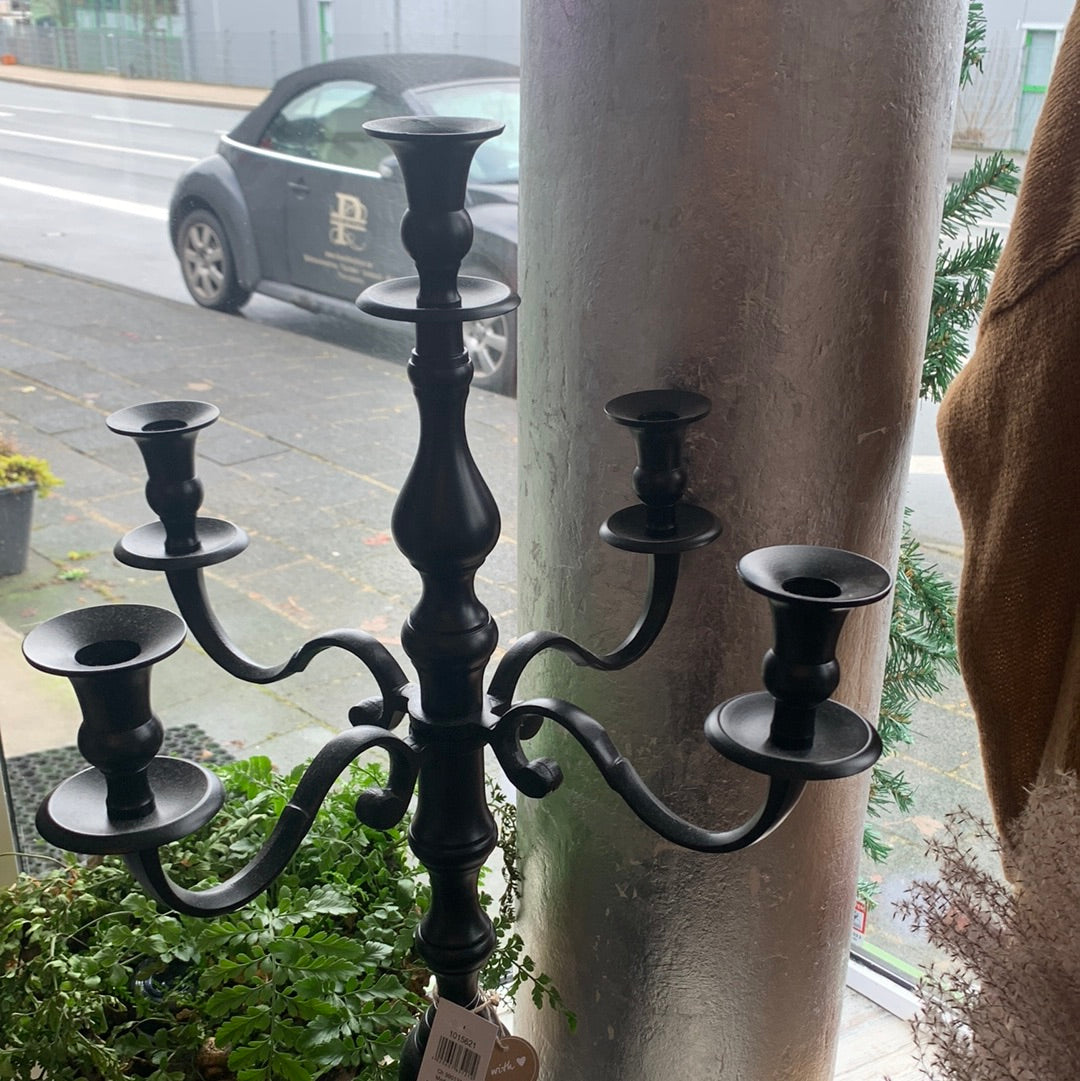 Kerzenständer Schwarz, Groß – Homelike Place UG
