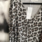 Shirt , Feinstrick , Leoprint ,