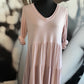 Kleid, Feinstrick mit Volant