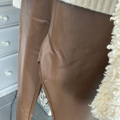 Lederleggings , Leggings , ( Fakeleder )