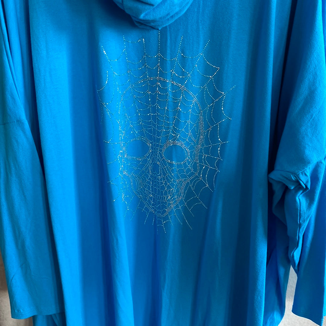 Sweatshirt Jacke mit Glitzer