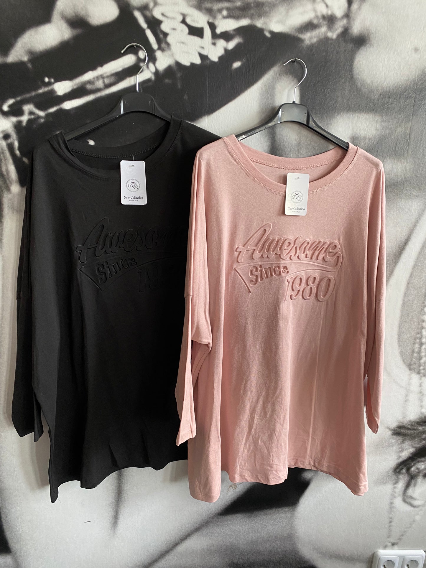 T - Shirt, Langarm , 1980 BIG