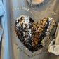 T - Shirt, Langarm ,Herz