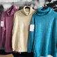 Strickpulli , Rollkragen, Viskosemix