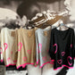 Strickpulli " Herz „