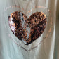 T - Shirt, Langarm ,Herz