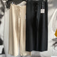 Hose , Feinstrick, leicht gerippt, Marlenestyle