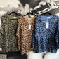 Shirt , Feinstrick , Leoprint ,