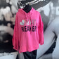 Shirt, Hoodie mit Kapuze, „Heart Breaker“