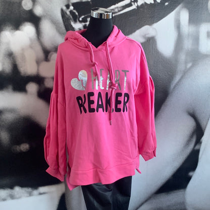 Shirt, Hoodie mit Kapuze, „Heart Breaker“
