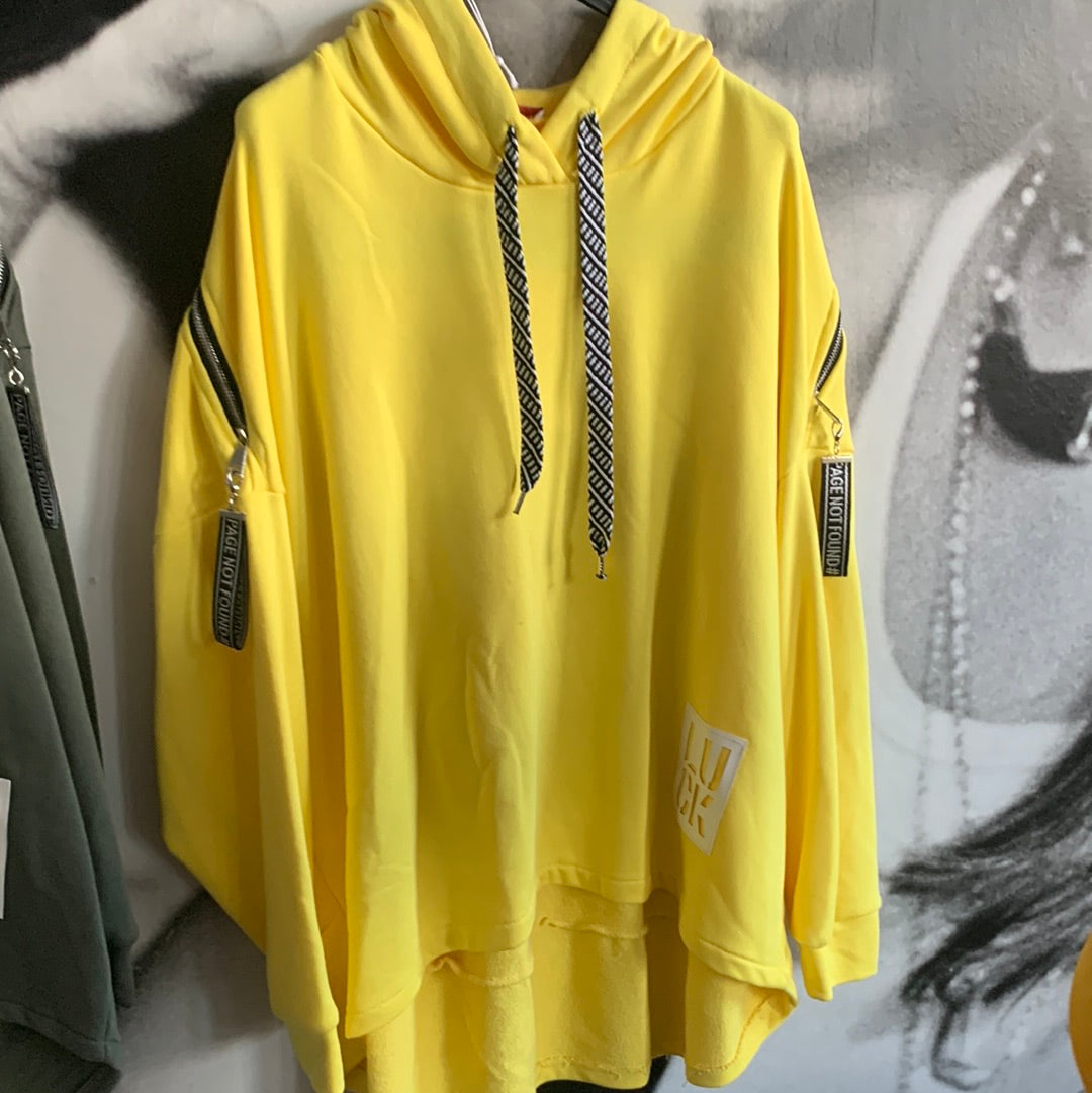 Hoodie, White, Shirt „mit Kapuze “ uni BiG