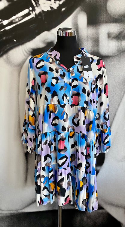Kleid , Kleidchen, Tunika bunt
