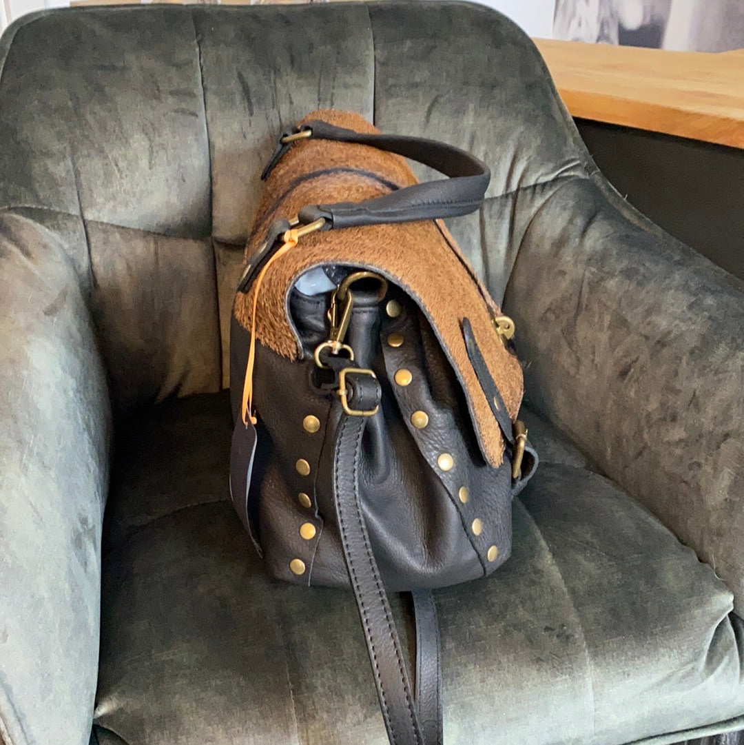 Tasche mit Fell.