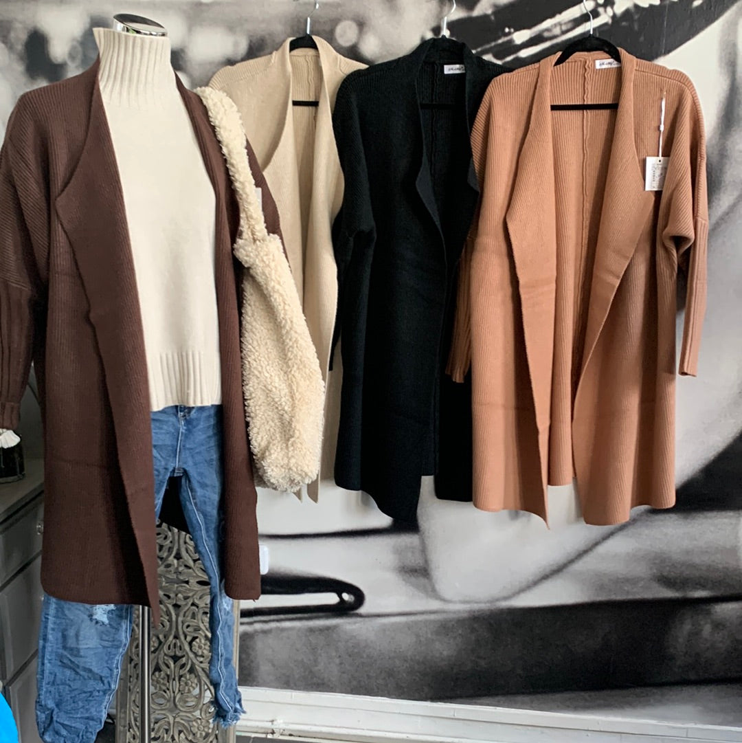 Fein ,- Strickjacke , Uni