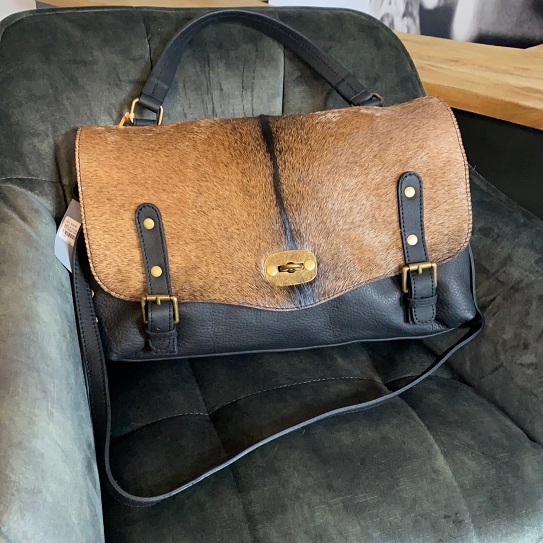 Tasche mit Fell.