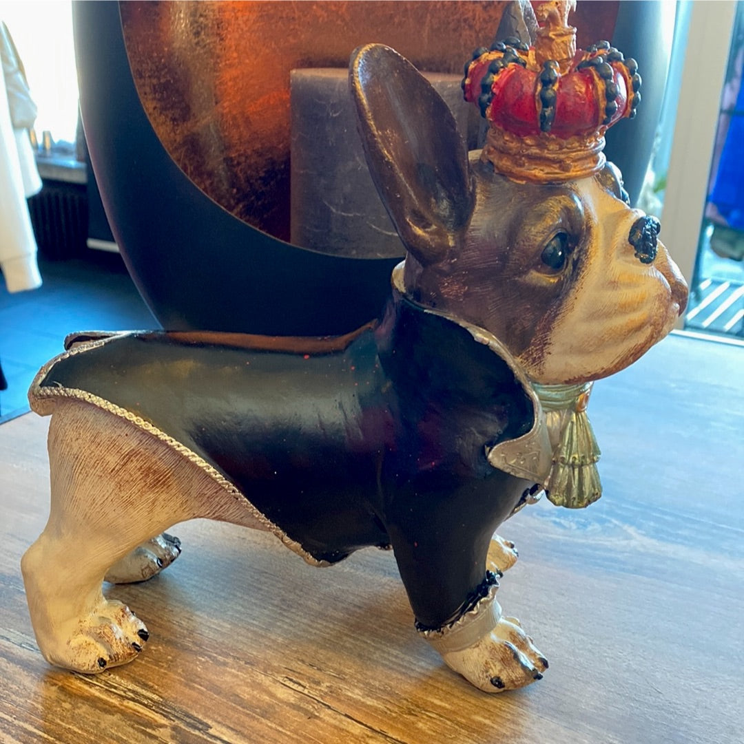 Skulptur , Hund, Bulldog „King“