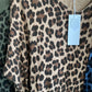 Shirt , Feinstrick , Leoprint ,