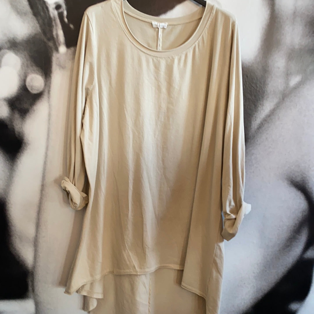 T - Shirt, Langarm ,uni
