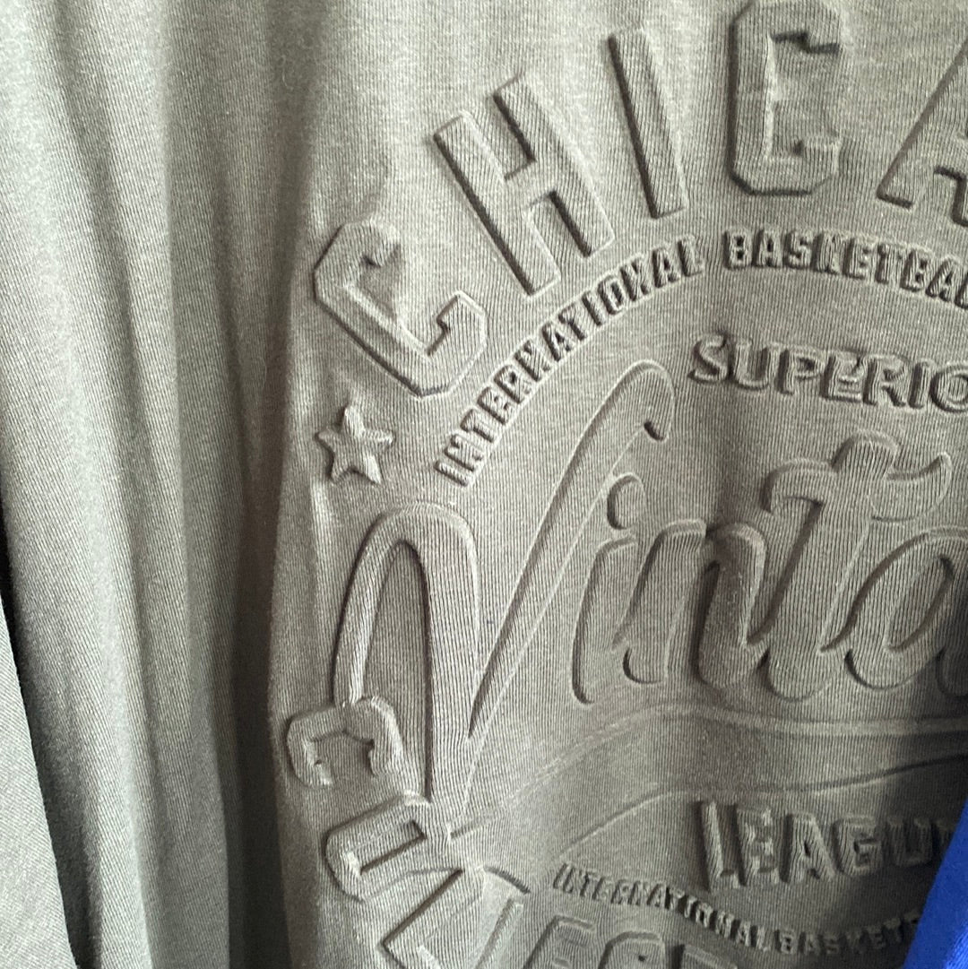 T - Shirt, Langarm , Vintage BIG