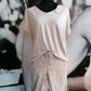 Shorts, fein gestreift,
