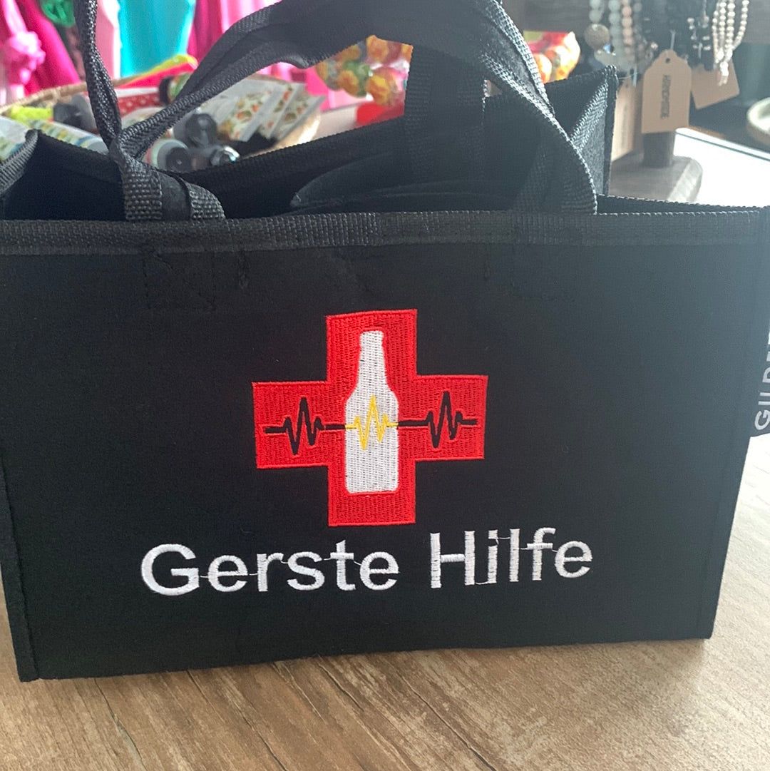 Tasche für Sixpack Bier/ Piccolo