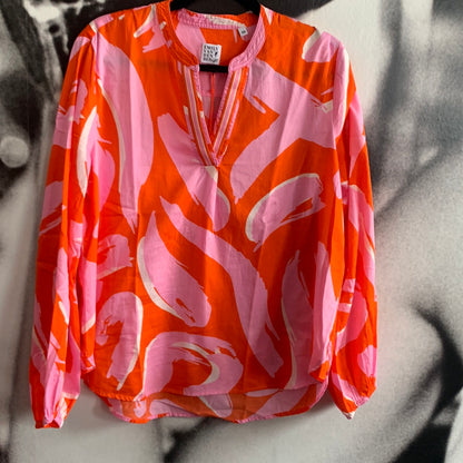 Bluse, Orange /Pink, Emily van den Bergh