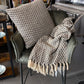 Plaid, schwarz / beige