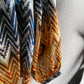 Bluse, Cognac Navy,Emily van den Bergh