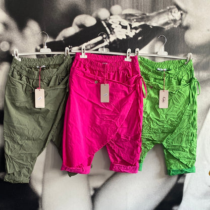 Hose mit Schürze, Rosa, kurz