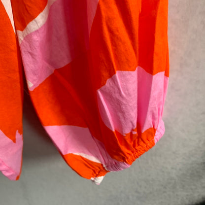 Bluse, Orange /Pink, Emily van den Bergh