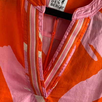 Bluse, Orange /Pink, Emily van den Bergh