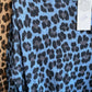 Shirt , Feinstrick , Leoprint ,