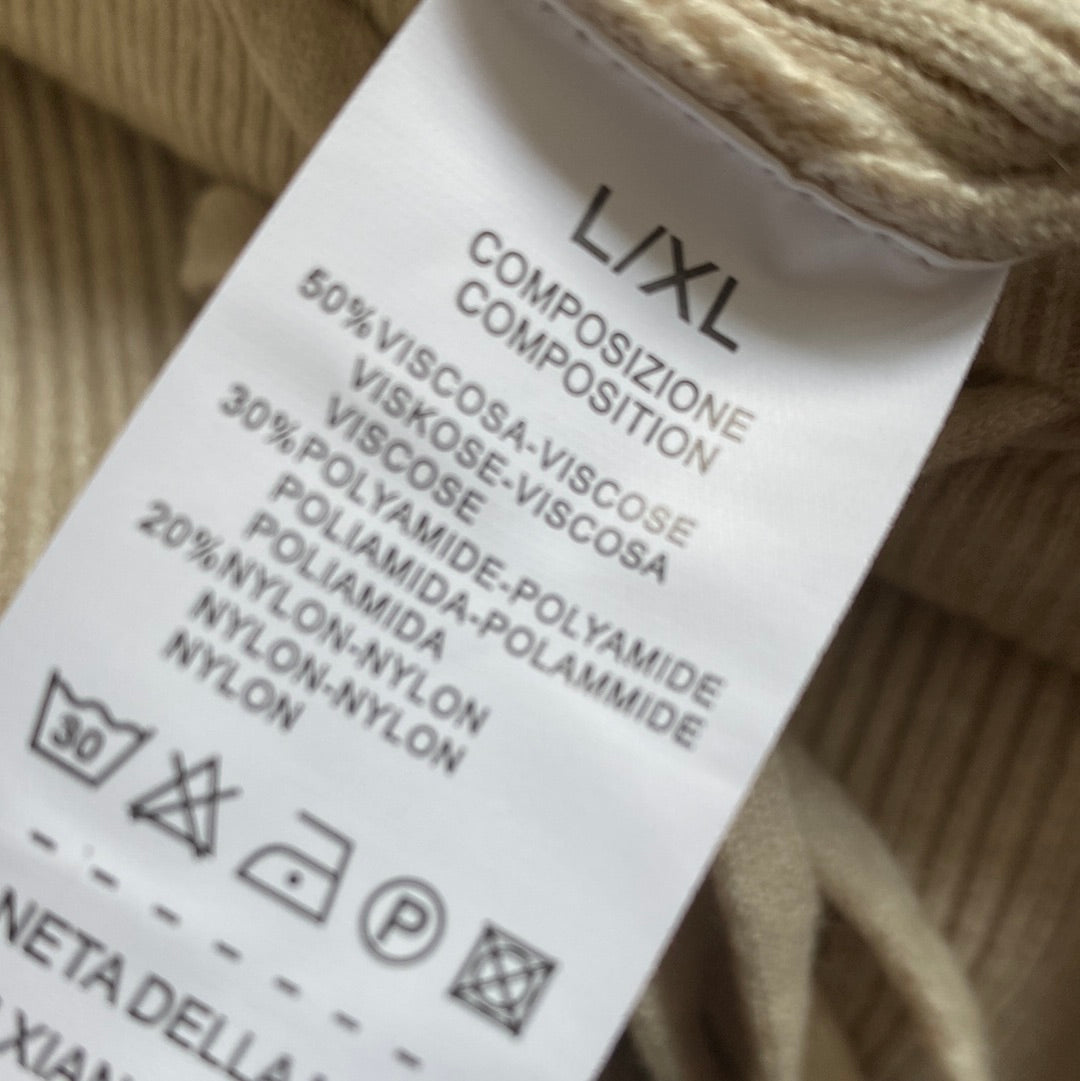 Hose , Feinstrick, leicht gerippt, Marlenestyle