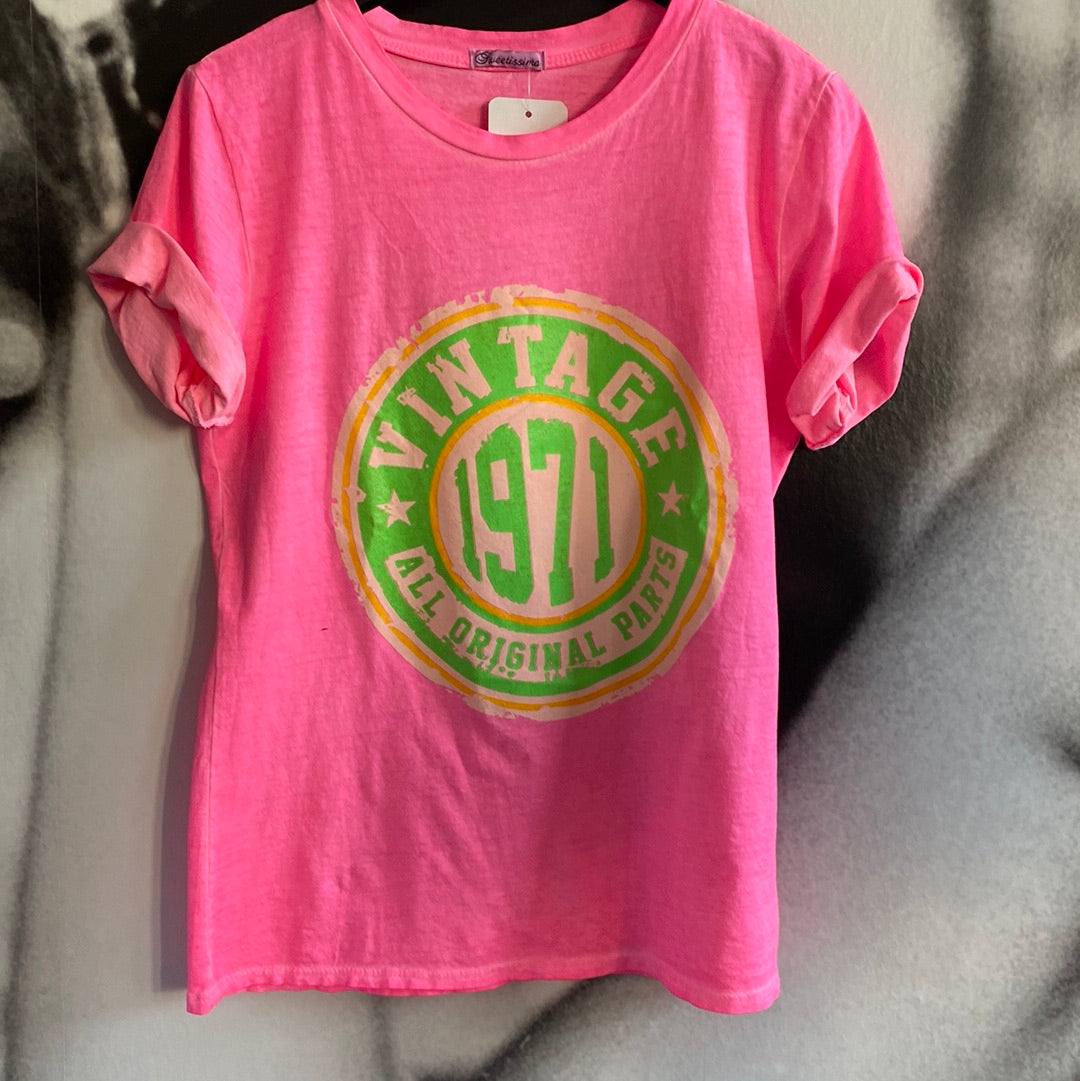 T - Shirt Vintage 1971