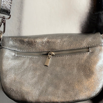 Tasche /Cross Bag groß/ Silber