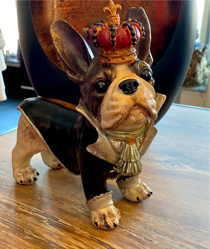 Skulptur , Hund, Bulldog „King“