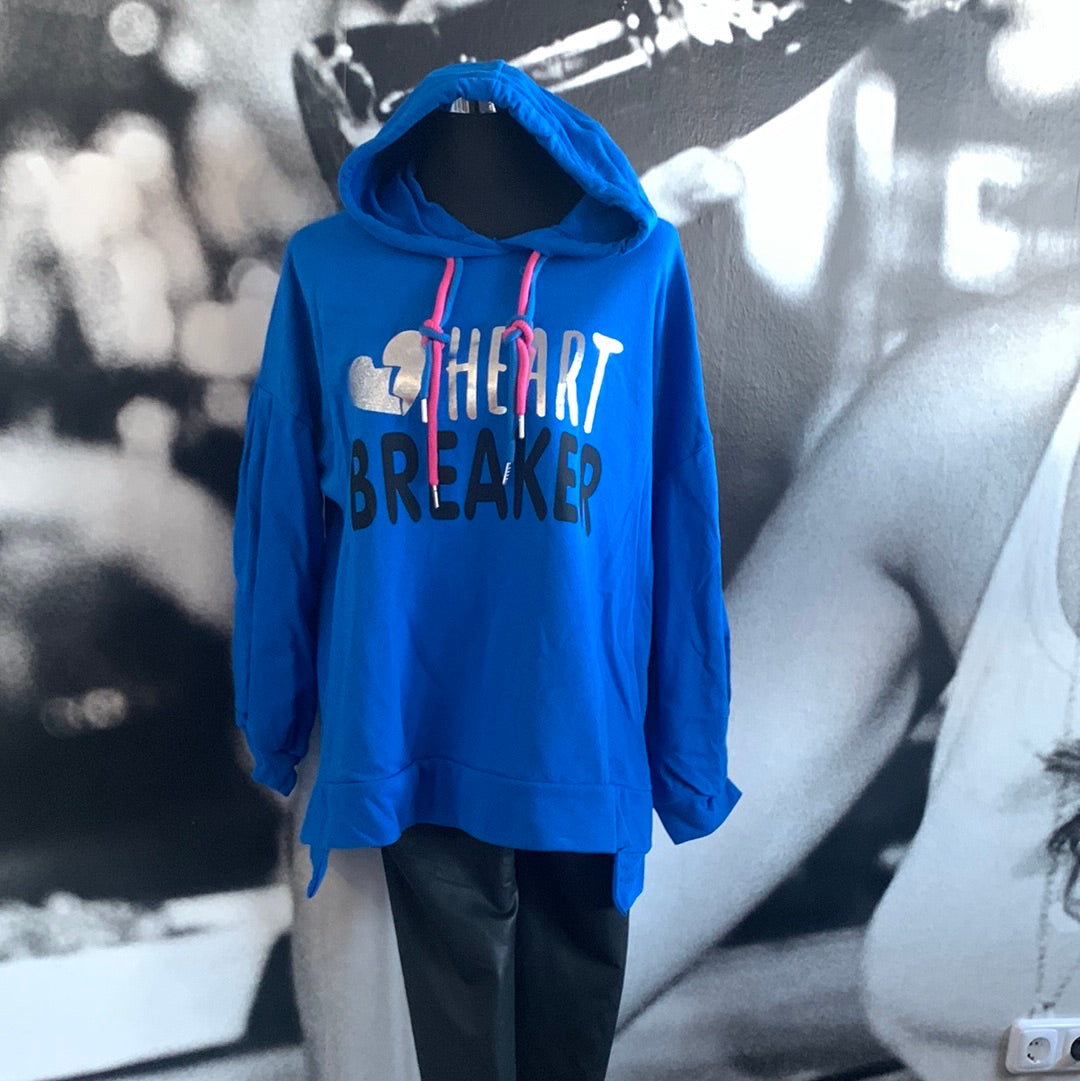 Shirt, Hoodie mit Kapuze, „Heart Breaker“