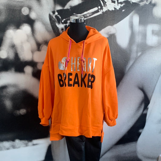 Shirt, Hoodie mit Kapuze, „Heart Breaker“