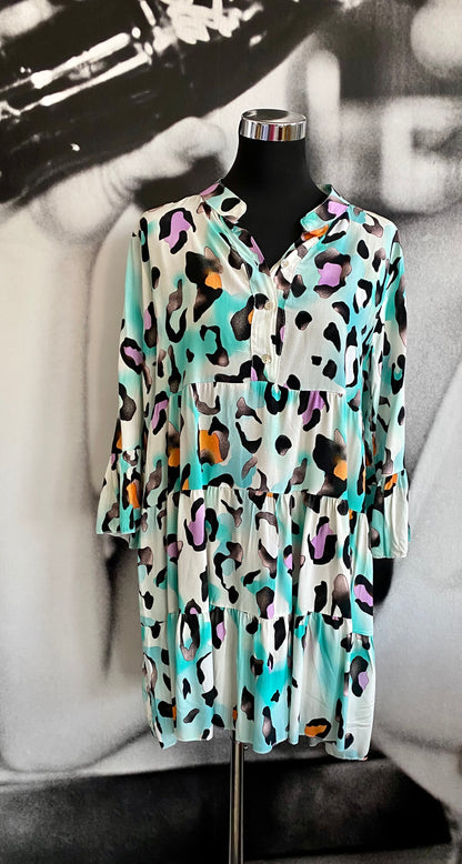 Kleid , Kleidchen, Tunika bunt
